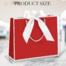 customized paper bag with bow ribbon cynthia 1