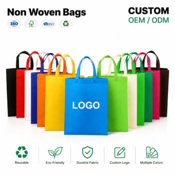 d cut style reusable non woven bags falyan