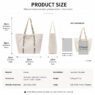 designer canvas large shopping tote bags ponkal 1