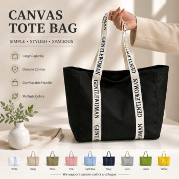 designer canvas large shopping tote bags ponkal