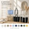 designer canvas large shopping tote bags ponkal 4