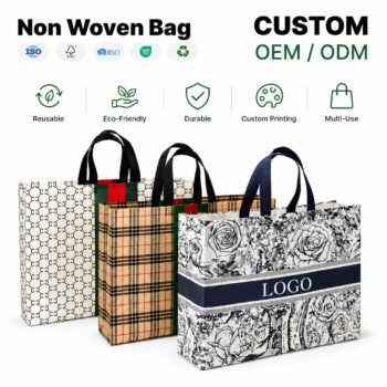 designer laminated non woven tote bag chenry