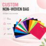 eco friendly flat non woven tote bag helfy