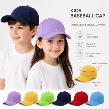 embroidered logo kids baseball hat dagger