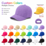 embroidered logo kids baseball hat dagger
