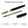 engraved business metal rollerball pen sagur 1