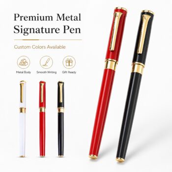 engraved business metal rollerball pen sagur