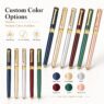 engraved business metal rollerball pen sagur 4