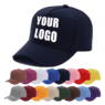 five panel polyester cotton baseball cap