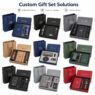 gift set with stainless steel flask notebook pen usb drive jekux 4