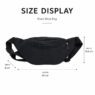 hip hop sports cycling oxford waist bag flaser 1