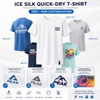 ice silk quick dry t shirt for marathon team event hawk 1