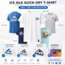 ice silk quick dry t shirt for marathon team event hawk 1