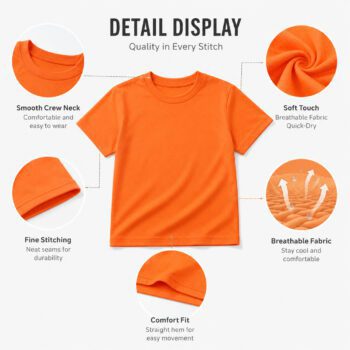 kids quick dry lightweight t shirt stiles 1