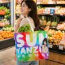 large capacity laminated pp woven tote bag nox 4