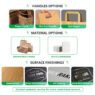 luxury hand held gift paper bag taurel 3
