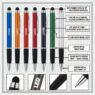 metal ballpoint with led light turbom 22432 2