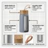 mini thermal water bottle alister 22354 2