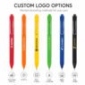 multi color plastic gel ink pen klinch 1