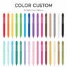 multi color plastic gel ink pen klinch 2