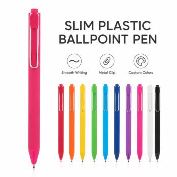multi color plastic gel ink pen klinch