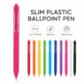 multi color plastic gel ink pen klinch