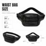 multi pocket durable sport crossbody belt bag zunder 1