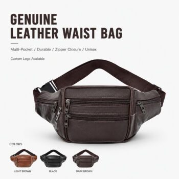 multi pocket durable sport crossbody belt bag zunder