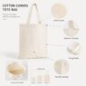 multi size eco friendly canvas tote bag bag 1