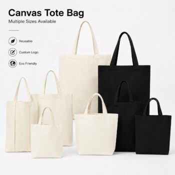multi size eco friendly canvas tote bag bag