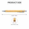 natural wooden ballpoint pen zeril 8