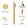 natural wooden ballpoint pen zeril 9