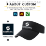 outdoor sports golf visor cap top caps 2