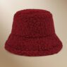 plush lamb fleece bucket hat for holiday gifts 8