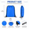 printed 210d polyester drawstring bag hildan 1