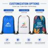 printed 210d polyester drawstring bag hildan 4