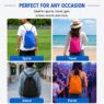 printed 210d polyester drawstring bag hildan 5