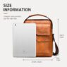 pu leather shoulder sling bag crown 1