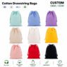 recyclable cotton canvas drawstring bags sionap
