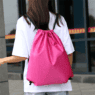 recycle foldable training drawstring backpacks bag 1