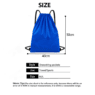 recycle foldable training drawstring backpacks bag 2