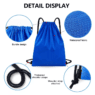 recycle foldable training drawstring backpacks bag