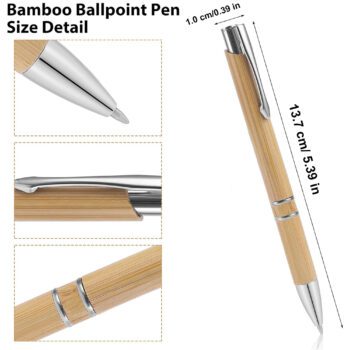 recycled eco bamboo ballpoint pens 1
