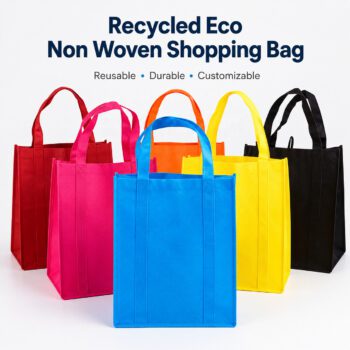 recycled non woven fabric shopping tote bag sukara