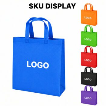 reinforced handle reusable non woven tote bags divia 1