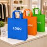 reinforced handle reusable non woven tote bags divia 3