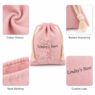 reusable linen drawstring pouch with custom logo nelon 3