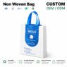 reusable non woven tote bags with box bottom okada