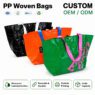 reusable pp woven tote bags desmond