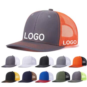 richardson 112 style mesh trucker cap for corporate swag